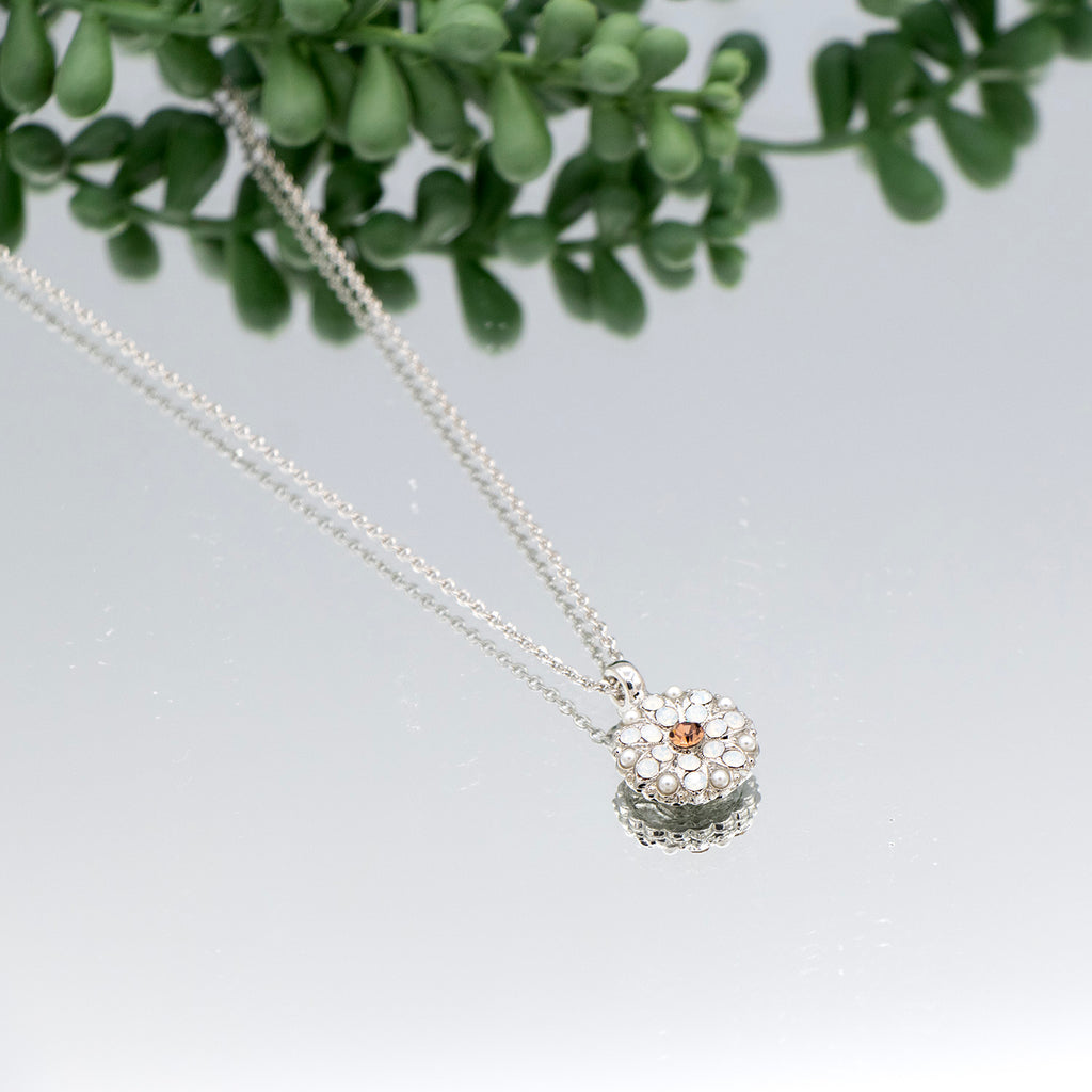 MARIANA NKLC - RG - CHAMPAGNE & LAV MEDALLION