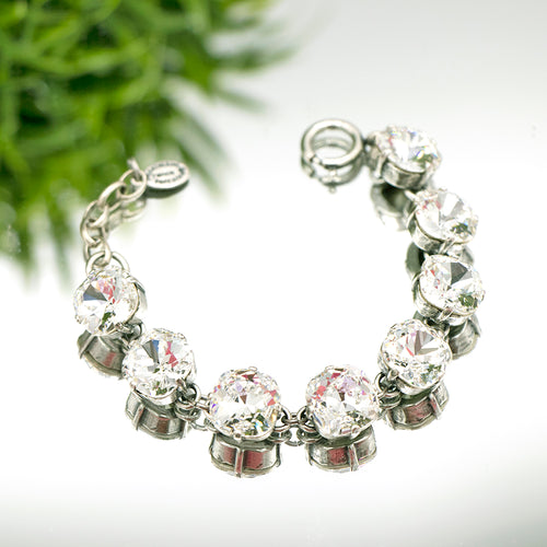 La Vie Parisienne Crystal Bracelet in Silver