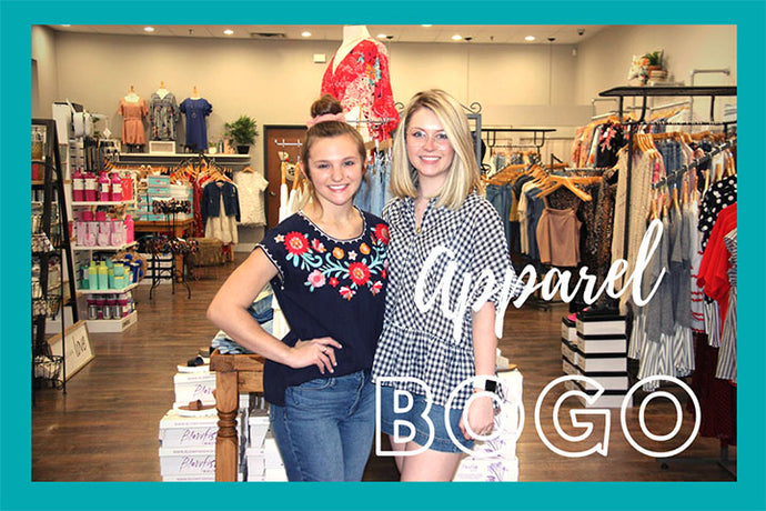 Memorial Day Means Apparel BOGO 50% OFF