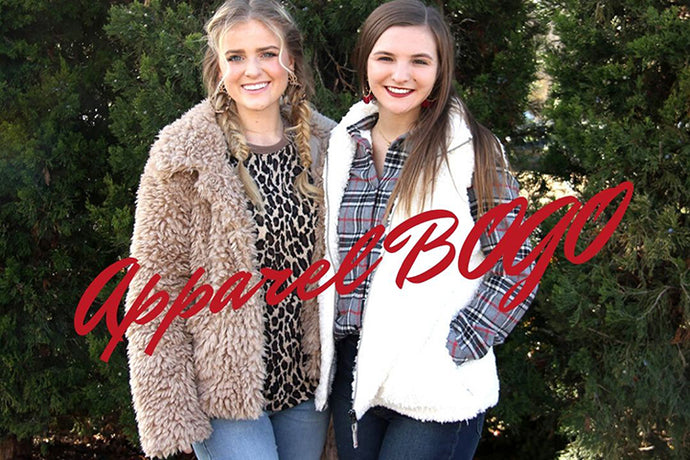Entire Stock of Apparel Buy 1 Get 1 50% Off