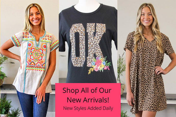 Shop New Apparel Arrivals Online Now