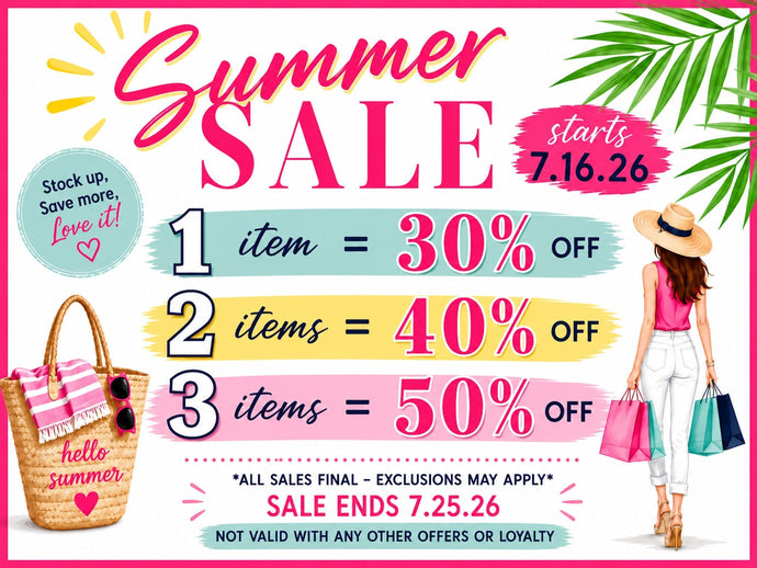 HUGE SUMMER CLEARANCE SALE