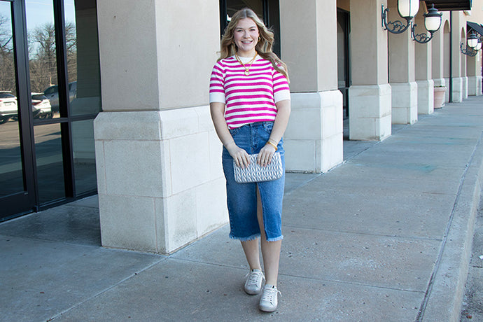 How to Wear It: Denim Skirts
