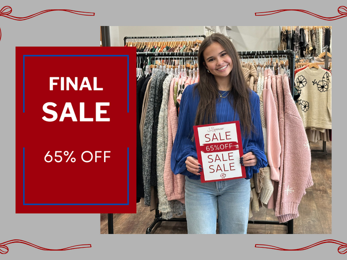 Final Sale Save 65% OFF!