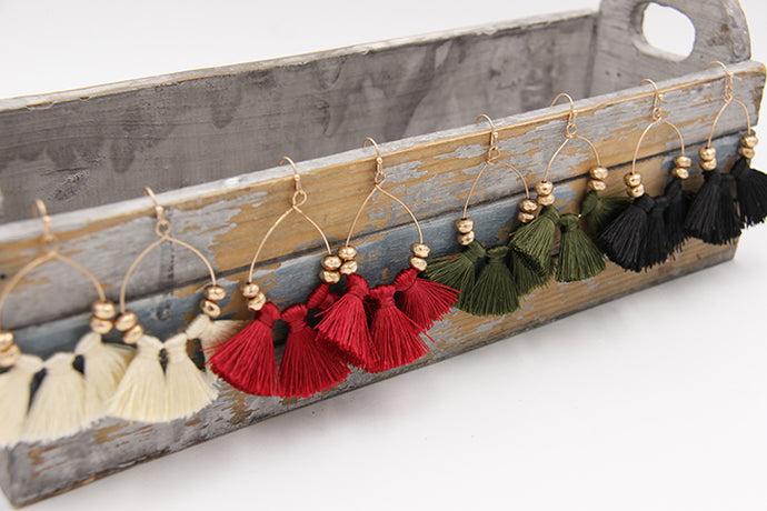 Free Lizzy Tassel Earrings for Loyalty Members