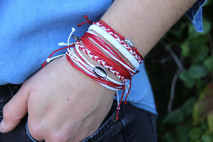 Shop Custom Colored Game Day Bracelets from Pura Vida