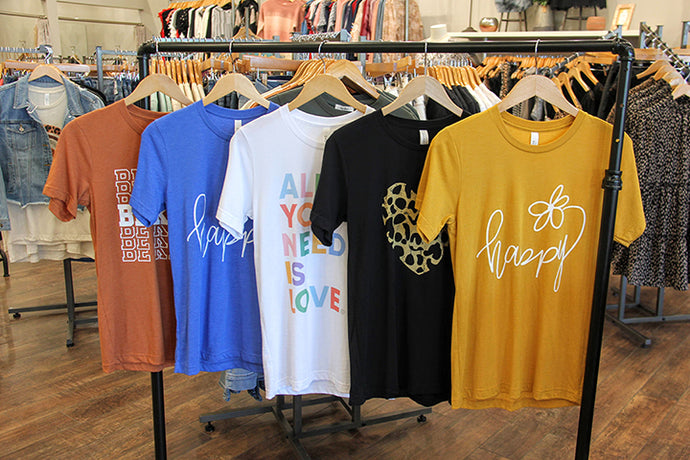 Entire Stock Graphic Tee's $15