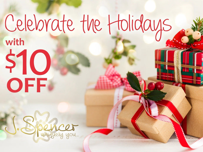 SAVE $10 ON HOLIDAY SHOPPING
