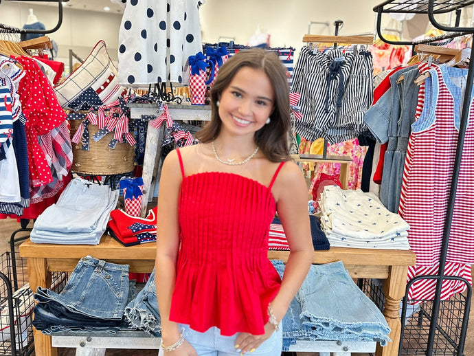 Red, White & Cute ❤️🤍💙