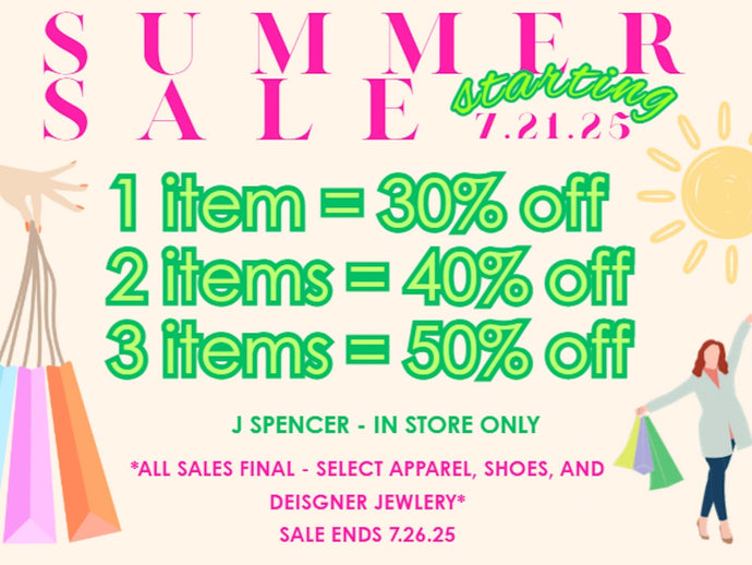 HUGE SUMMER CLEARANCE!
