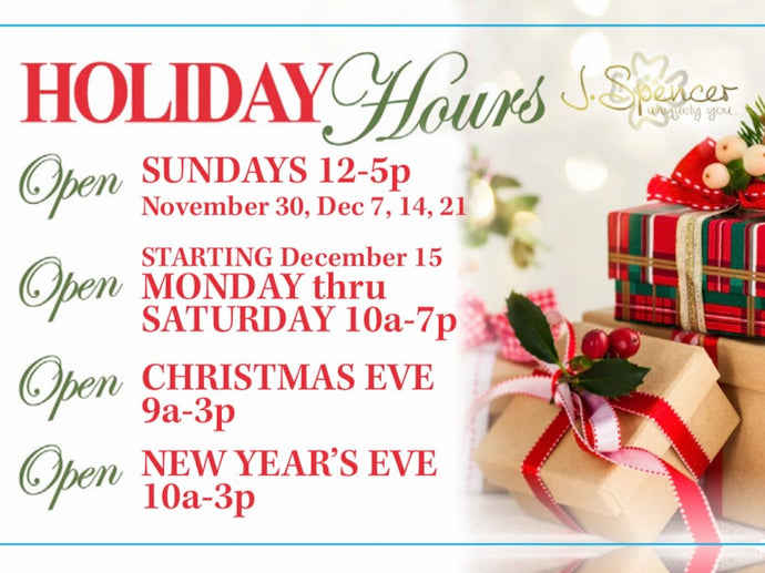 Holiday Hours 2025