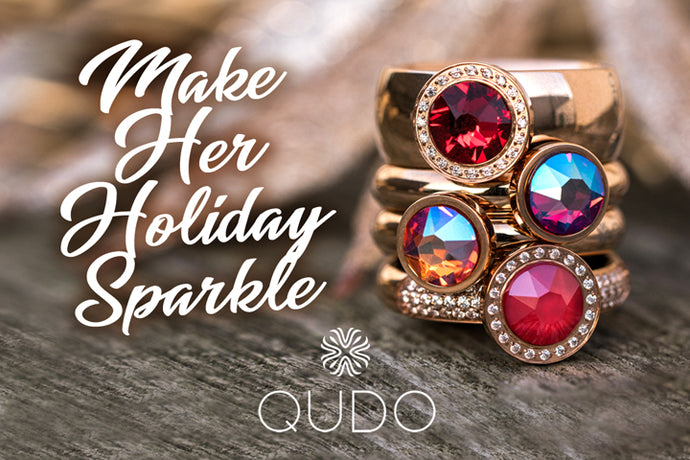 Make Her Holiday Sparkle with Qudo Jewelry