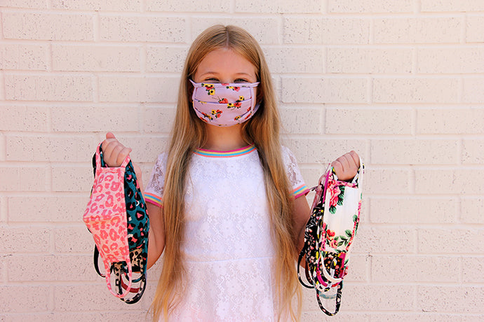 Kids face masks now in stock