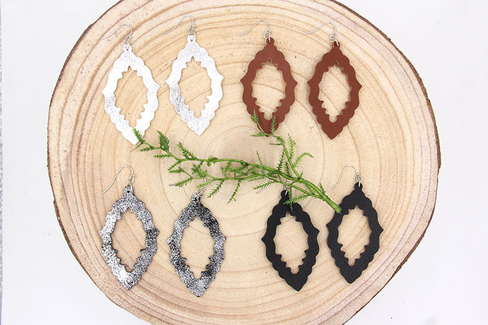 Leather Earrings $8