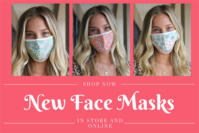 Stylish, comfortable, protective face masks are back in stock! $9