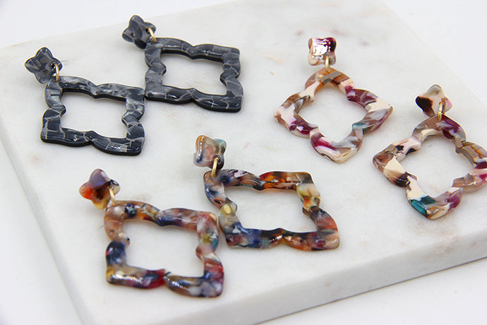 New Resin Earrings Are Here