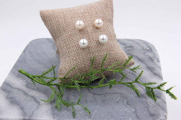Classic Pearl Studs Only $5