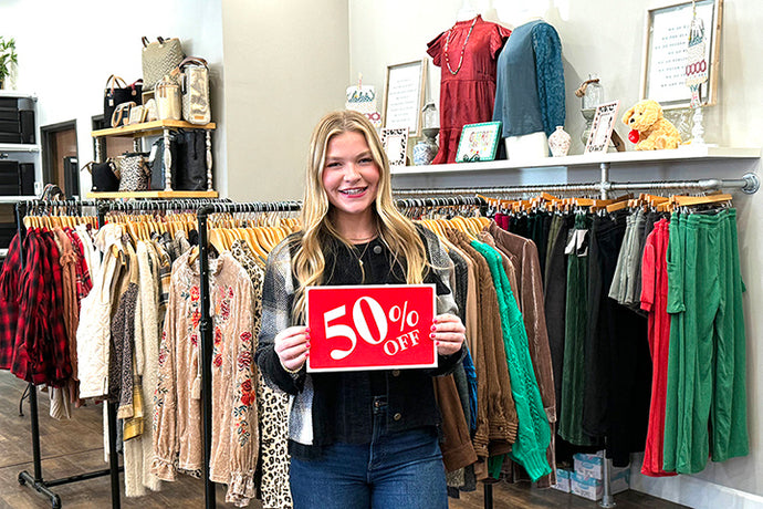 Apparel Winter Clearance 50% Off