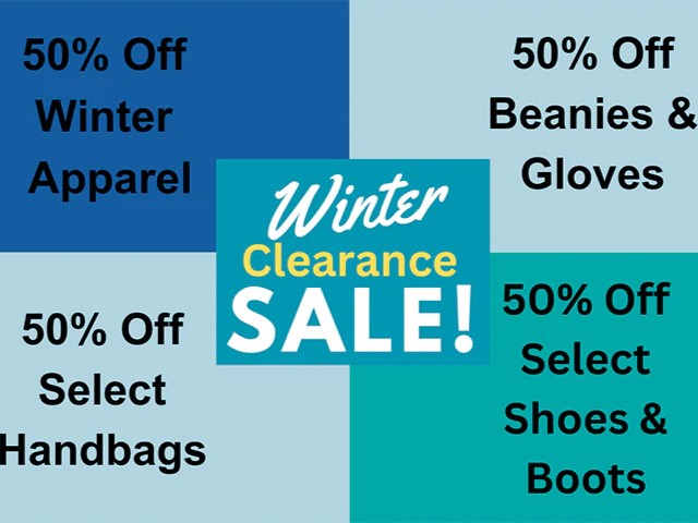 Winter Clearance Sale Is On