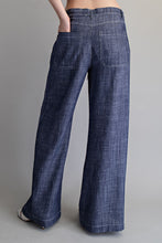 ee:some Tie Straight Leg Pants in Navy