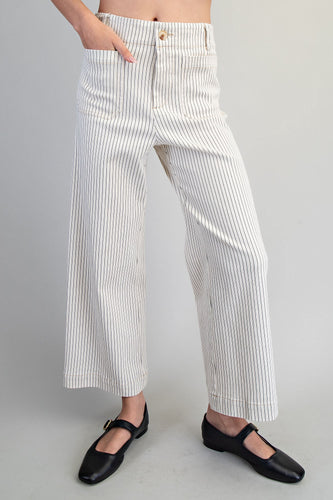 ee:some Striped Straight Leg Pants