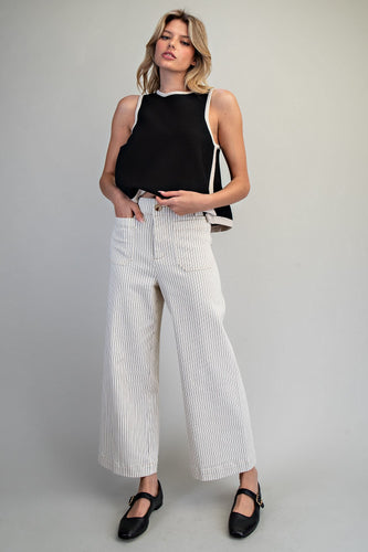 ee:some Striped Straight Leg Pants