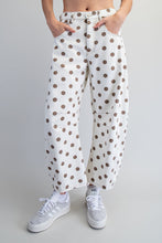ee:some Mineral Washed Polka Dot Barrel Pants