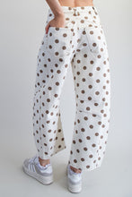 ee:some Mineral Washed Polka Dot Barrel Pants