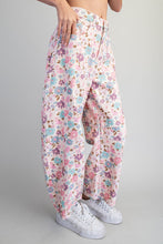 ee:some Floral Printed Barrel Leg Pants