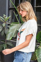 ee:some Duck Graphic Short Sleeve Sweater