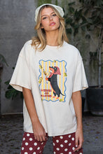 ee:some Soft Washed Weenies Graphic Top in Bone