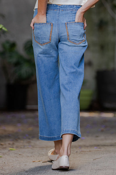 ee:some Whipstitch Pocket Cropped Pants