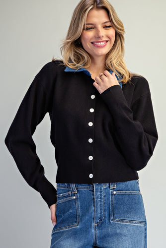 Chloe Cardigan in Black
