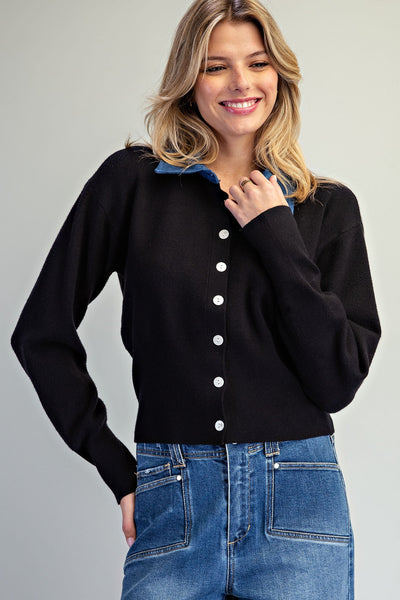 Chloe Cardigan in Black