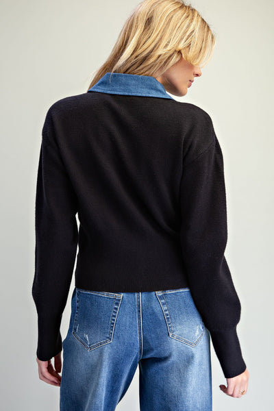 Chloe Cardigan in Black