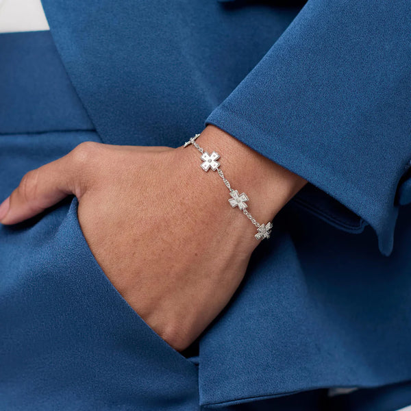 Julie Vos Canterbury Delicate Bracelet Silver