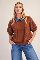 Molly Sweater  in Chocolate