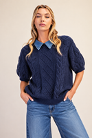 Molly Sweater  in Navy