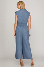 She & Sky Front Zip Jumpsuit with Pockets