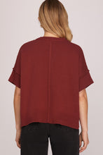 Rebekah Sweater in Garnet