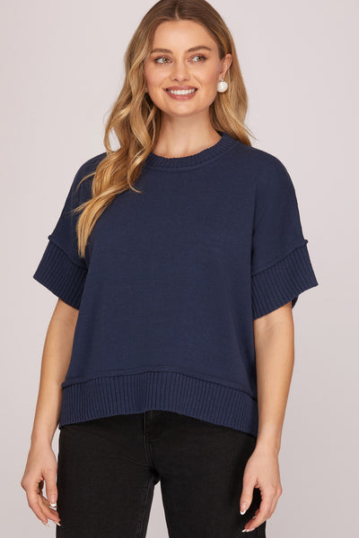 Rebekah Sweater in Navy