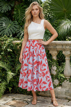 She + Sky PRINTED MIDI SKIRT