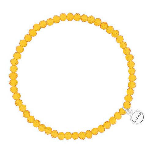 Lizas Knoxville 4mm Crystal Bracelet- Sunshine
