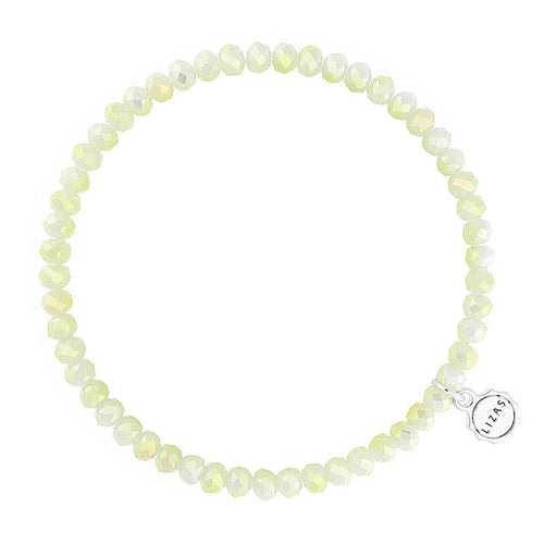 Lizas Knoxville 4mm Crystal Bracelet- Light Pistachio