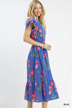 Umgee Blossom Meadow Print Midi Dress