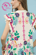 Umgee Floral Midi Dress