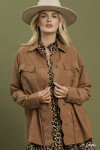 Umgee Utility Scallop Trim Jacket in Camel