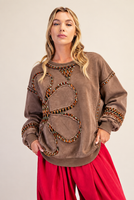 Denise Floral Patch Pullover