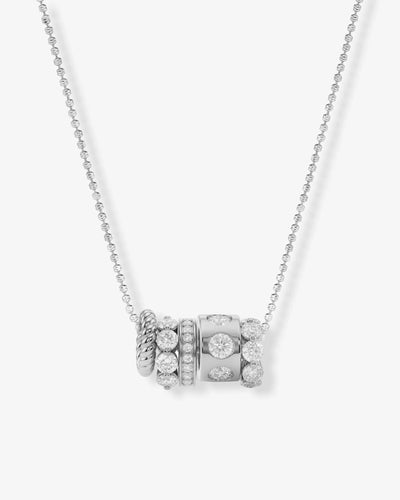 New Ashley Venice Necklace - Silver  Melinda Maria