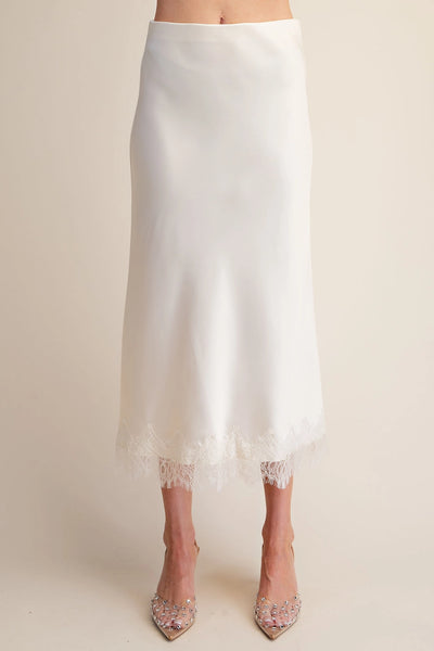 The Clarissa Skirt in Cream